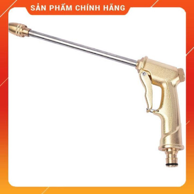 Bộ dây vòi xịt nước ️ ,tăng áp 3 lần,loại 3m,5m 206701-3 đầu đồng,cút nối nhựa vàng+ mở chai