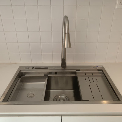 CHẬU RỬA INOX KAFF KF-HM7848A. Hàng Chính Hãng 