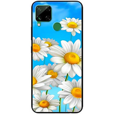Ốp lưng dành cho Realme C15 mẫu Hoa Trắng Trời Xanh
