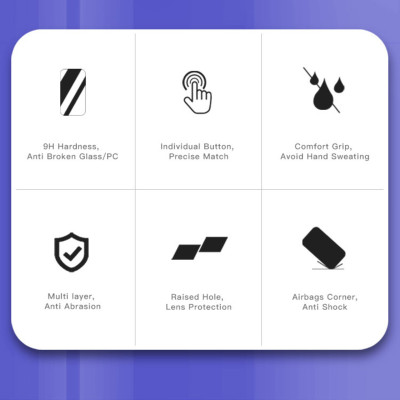 Ốp Lưng Case Trong Mipow Chống Ố Vàng Dành Cho iPhone 15 Pro Max / 15 Pro / 15 Plus / 15, MIPOW TEMPERED TRANSPARNET - HÀNG CHÍNH HÃNG