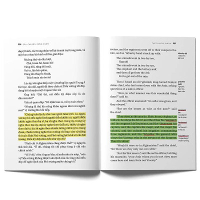 Sách - Câu Chuyện Rừng Xanh - The Jungle Book - Song Ngữ Việt-Anh