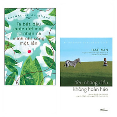 Combo 2 cuốn: Ta bắt đầu cuộc đời mới, khi nhận ra mình chỉ sống một lần + Yêu Những Điều Không Hoàn Hảo ( Kỹ Năng Sống Đẹp/ Sống Hết Minh/ Tặng Kèm Bookmark)
