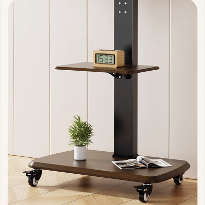 Giá treo tivi di động khung thép không gỉ phù hợp nhiều loại tivi có kệ để đồ thương hiệu IGA - GM173