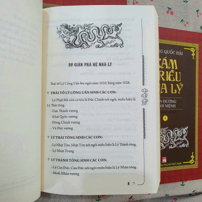 Tám triều vua Lý bộ hộp 4 cuốn - Tiểu thuyết lịch sử Việt Nam - Hoàng Quốc Hải