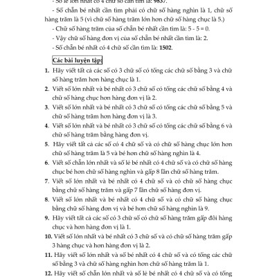 Chuyên Đề Bồi Dưỡng Học Sinh Giỏi Toán 3 	- KV