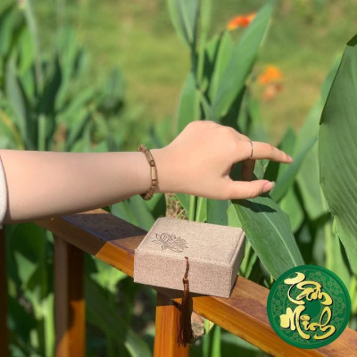 Vòng Tay Trầm Hường ️Trầm Tốc Kiến ️ Vòng Đốt Trúc, Hạt Nhỏ Trụ Trầm Thiên Nhiên. Siêu Xin Sò.