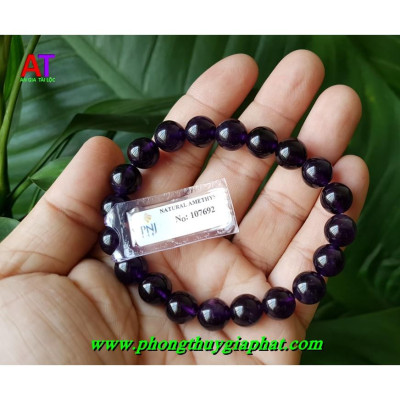 Vòng đeo tay thạch anh tím