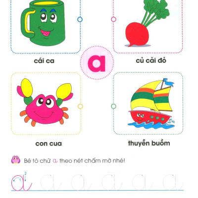 Giúp Bé Vững Bước Vào Lớp 1 - Bé Làm Quen Với Chữ Cái - Quyển 1 (4-5 Tuổi) (Tái Bản 2024)