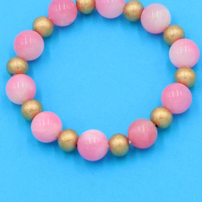 Chuỗi đeo tay - đá ngọc tủy hồng 10 ly VNTHHVT1 - hợp mệnh Hỏa, mệnh Thổ