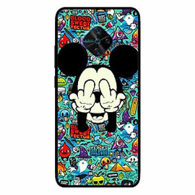 Ốp lưng in cho Vivo V17 Pro Mẫu Chuột Che Mắt