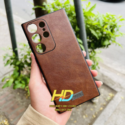 Ốp Lưng Da Cao Cấp Cho Samsung Galaxy S23 Ultra Chính hãng SULADA Sang Trọng, Quý Phái, Khoét lỗ bảo vệ camera - hàng chính hãng