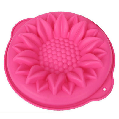 Khuôn silicon làm đế bánh, rau câu hoa hướng dương đại đóa - Loại 30 cm - Mã số 1145