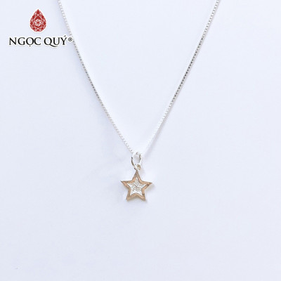 Dây chuyền bạc mặt ngôi sao - Ngọc Quý Gemstones