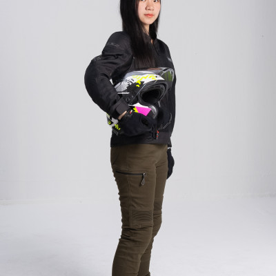 Quần Kaki Bảo Hộ Mô Tô, Xe Máy LS2 Router Lady