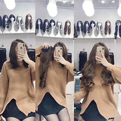 tóc giả kẹp phồng sét 3 miếng 2 kẹp️ cao cấp