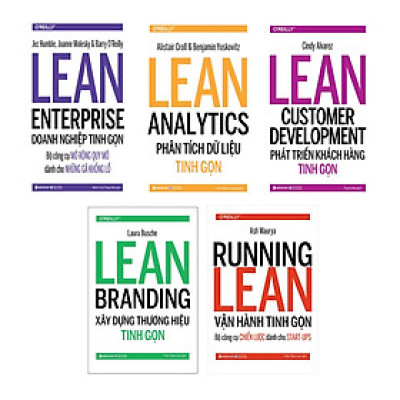 Combo Sách Kinh Doanh: Phát Triển Khách Hàng Tinh Gọn + Doanh Nghiệp Tinh Gọn + Vận Hành Tinh Gọn + Phân Tích Dữ Liệu Tinh Gọn + Xây Dựng Thương Hiệu Tinh Gọn