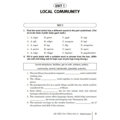 Sách - Đề kiểm tra tiếng anh 9 (dùng kèm sgk kết nối) (HA-MK)