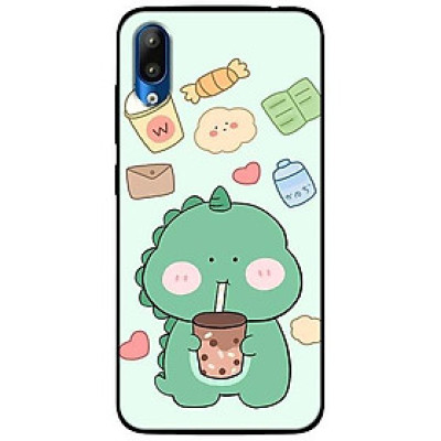 Ốp lưng dành cho Vsmart Star mẫu Khủng Long Uống Trà Sữa