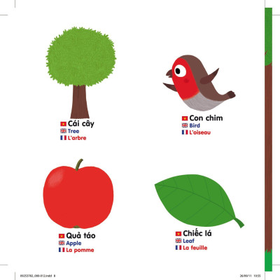 Sách Chuyển Động Thông Minh Đa Ngữ Việt - Anh - Pháp: Khu Vườn Bí Mật - Secret Garden - Le Jardin Secret