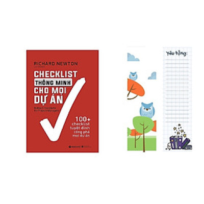 Cuốn Sách Cực Hay Và Không Thiếu Dành Cho Nhà Quản Lý: Checklist Thông Minh Cho Mọi Dự Án; Tặng Kèm BookMark