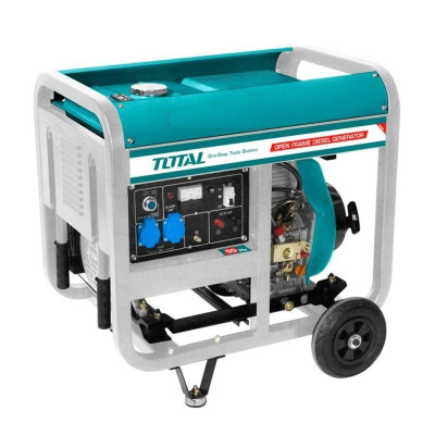 MÁY PHÁT ĐIỆN DẦU DIESEL 4 THÌ, OHV, 13HP 5.0KVA TOTAL TP450001 - HÀNG CHÍNH HÃNG