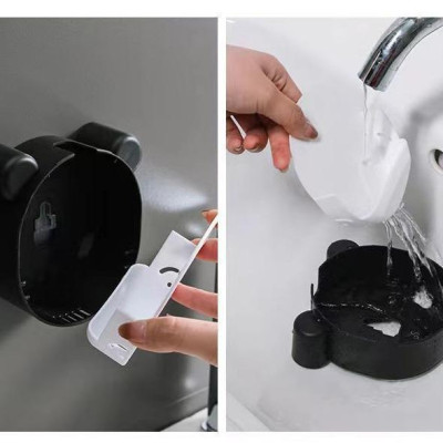 Hộp Đựng Xà Phòng Hình Gấu Dán Tường Tiện Lợi