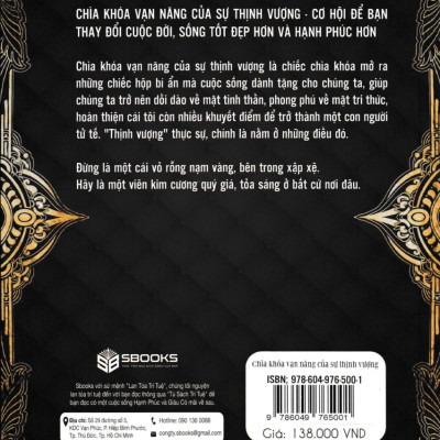 Chìa Khóa Vạn Năng Của Sự Thịnh Vượng (Sbooks) 