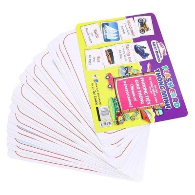 Sách - Flash Card Thông Minh - Phương Tiện Giao Thông - Tân Việt Books