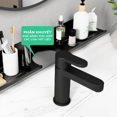 Kệ nhà tắm dán tường IGA thép chống ghỉ phủ sơn tĩnh điện - GM187