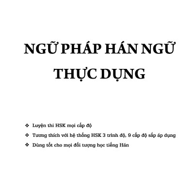 Sách - combo: Ngữ Pháp Hán Ngữ Thực Dụng  +Du lịch Việt Nam ẩm thực và cảnh điểm có phiên âm có mp3 nghe + DVD tài liệu