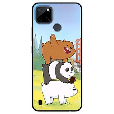 Ốp lưng dành cho Realme C21Y - C25Y mẫu Bộ Ba Chú Gấu