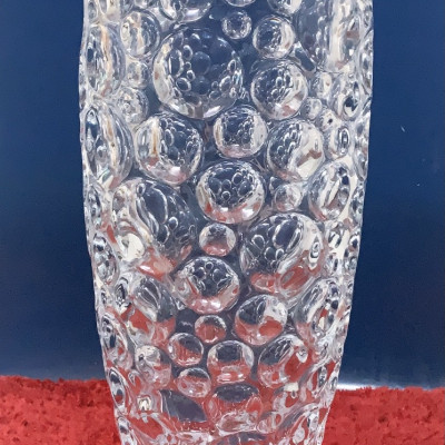 Bình ắm hoa thủy tinh 30cm, Lọ cắm hoa thủy tinh 30cm