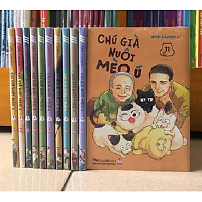 Sách - Chú già nuôi mèo ú (combo 11 tập)