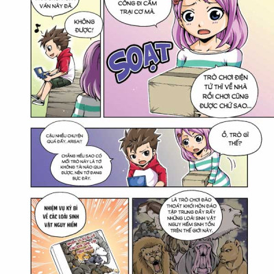 Truyện tranh manga Nhiệm Vụ Khoa Học Kỳ Bí tập 10: Nguy hiểm! Chinh phục thế giới động vật hoang dã