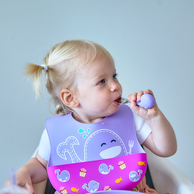 Bộ thìa nĩa tập ăn cho bé Palm Grasp Marcus & Marcus, từ 18 tháng