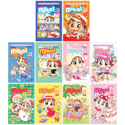 Combo Manga - Nhóc Miko! Cô Bé Nhí Nhảnh: Tập 21 - 30 (Bộ 10 Tập)