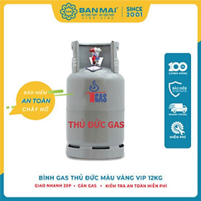 Bình gas Thủ Đức màu xám 12kg