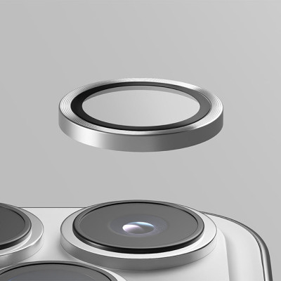 Kính Bảo Vệ Camera UNIQ OPTIX ALUGUARD Cho iPhone 16 Pro/ 16 Pro Max Khung Hợp Kim Nhôm Kính Cường Lực 9H Trong Suốt Hàng Chính Hãng