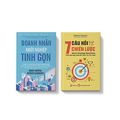 Combo Doanh Nhân Khỏi Nghiệp Tinh Gọn + 7 Câu Hỏi Chiến Lược - Tiếp Cận Đơn Giản Để Thực Thi Tốt Hơn (Bộ 2 Cuốn)_PD	