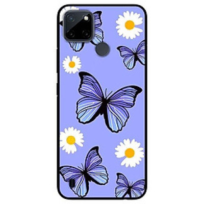 Ốp lưng dành cho Realme C21Y - C25Y mẫu Bướm Và Hoạ Cúc