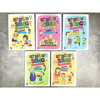 Sách - Kỹ Năng Sống Giúp Trẻ Phát Triển - Combo 5 Cuốn - Việt Thư