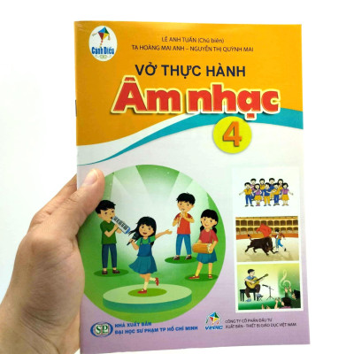 Sách - Vở Thực Hành Âm Nhạc 4 (Cánh Diều) (Chuẩn)