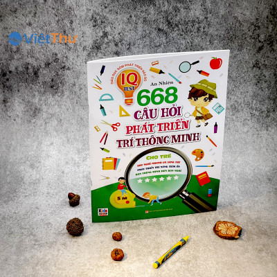 Phát Triển Trí Tuệ IO - 668 Câu Hỏi Phát Triển Trí Thông Minh Cho Trẻ - Tập 6 ( Bìa Mềm )