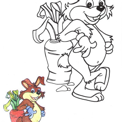 Bé Tập Tô Màu: Các Loại Thú (Tập 1)