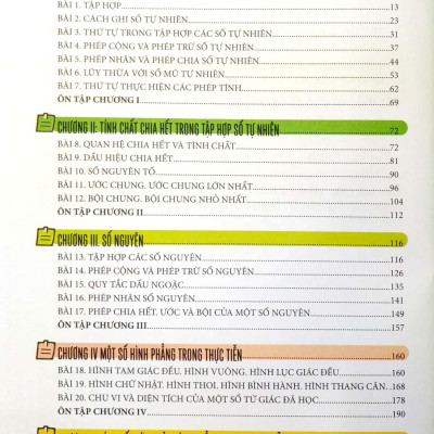 Làm Chủ Kiến Thức Toán Bằng Sơ Đồ Tư Duy Lớp 6 - Tập 1