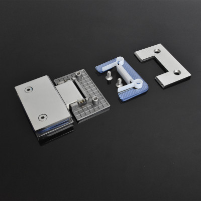 Bản lề Phòng tắm Kính Hiwin HG-012 180 độ cạnh vuông