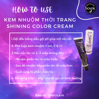 Thuốc Nhuộm Màu Thời Trang BOSNIC 150ML