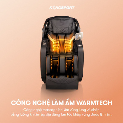 CHỈ GIAO MIỀN NAM | Ghế massage KINGSPORT G88 cao cấp con lăn 3D, hệ thống nhào ở bắp chân và con lăn bàn chân hiện đại