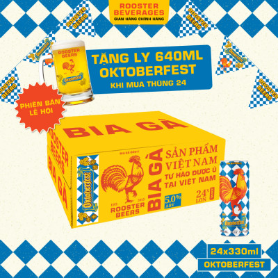 Bia thủ công | Rooster Oktoberfest Helles lon 330ml