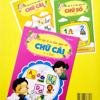Bé Tập Tô Và Làm Quen Với Chữ Cái (3 - 4 Tuổi) - Tập 2 (Tái Bản)